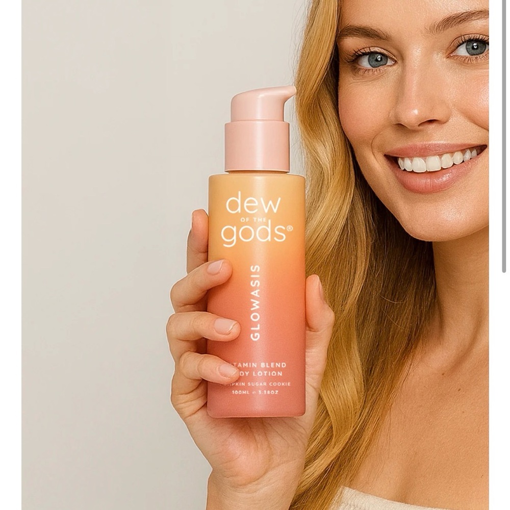 Dew of the Gods Glowasis Body Lotion pumpkin sugar cookie 3.38oz New in Box